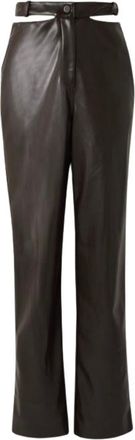 Jonathan Simkhai Amelia Vegan Leather Trousers Size S