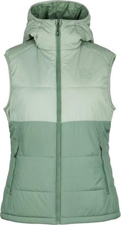 Stoic MountainWool200 StorboSt. Hooded Vest Wintergilet f&uuml;r Damen | gr&uuml;n