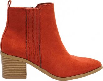 Sun + Stone Womens Asterr Ankle Boots In Auburnn Mc