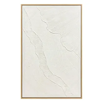 Atmosphera Atmosphera - Kohana Bianco 3d Appeso Alla Parete 116x75cm Cr&eacute;ateur DInt&eacute;rieur