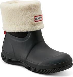 Hunter Thunor Indoor/Outdoor Insulated Roll Top Waterproof Snow Boot in Black at Nordstrom Rack, Size 11