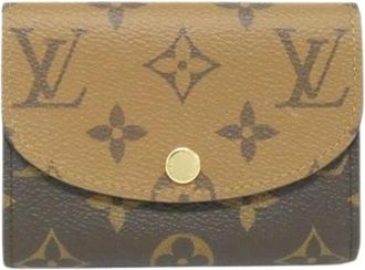 Louis Vuitton Pre-owned Wallets, female, Brown, Size: ONE SIZE Pre-owned Canvas wallets