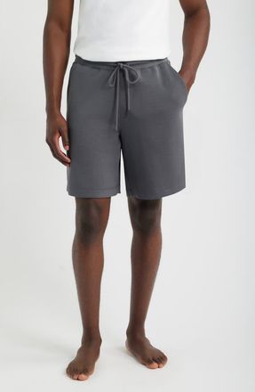 Daniel Buchler Milk Protein Blend Shorts in Charcoal at Nordstrom, Size Xx-Large