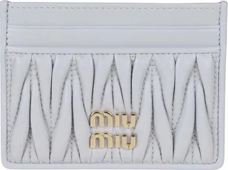 Miu Miu Accessoires, Dames, Wit, ONE Size, Kaarthouder