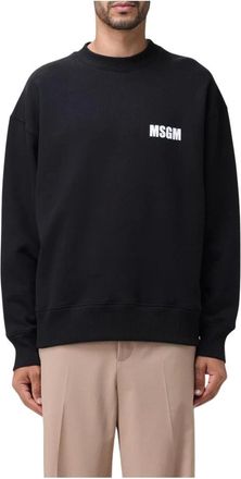 Msgm Hombre, Sudaderas, Negro, Talla: XL