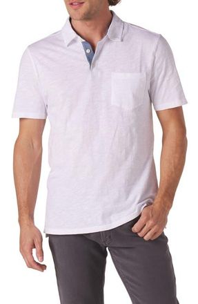 The Normal Brand Slub Pocket Polo in White at Nordstrom, Size Medium