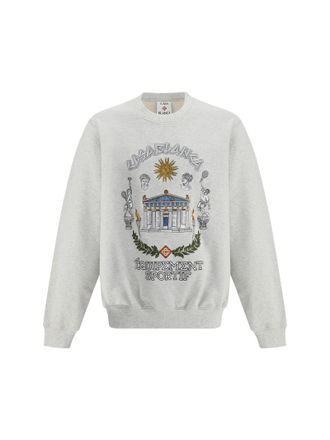 パーカー・フーディ Casablanca Relaxed-Fit Sweatshirt With Mountain Embroidery Casablanca Relaxed-Fit Sweatshirt With Mountain Embroidery