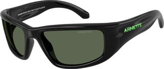Arnette AN4358 Zyme 290071 Mens Sunglasses Black Size 58