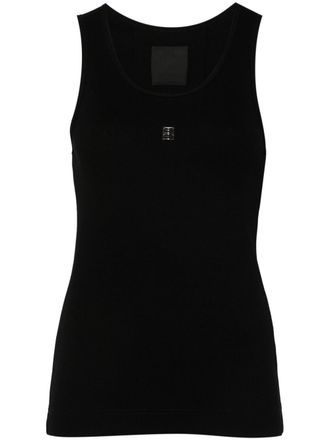 Givenchy Tanktop met 4G patroon - Zwart