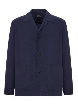 Ermenegildo Zegna Wool And Linen Mix Jacket