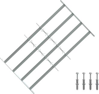 vidaXL Reja De Seguridad Para Ventanas Con 4 Barras Transversales Vidaxl
