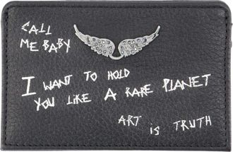 Zadig&Voltaire Dames, Accessoires, Zwart, Maat: ONE Size Leer