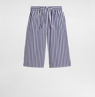 Dolce & Gabbana Striped Poplin Vanity Bermuda Shorts - Man Pants And Shorts Multicolor 44