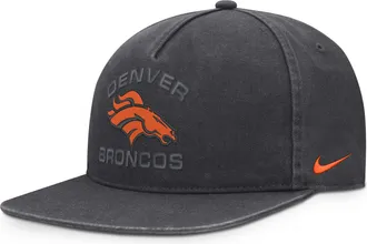 Nike Denver Broncos Primetime Pro Nike Mens NFL Adjustable Hat in Grey | NF5706F8W-6CZ
