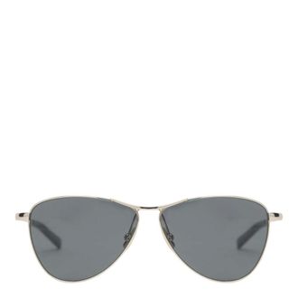 Saint Laurent Accessoires, Dames, Grijs, ONE Size, Vesper Zonnebrillen