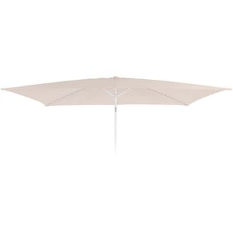 Hhg Telo copertura ricambio per ombrelloni rettangolari N23 200x300cm avorio