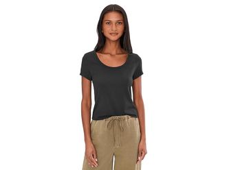 Columbia Pinetown Canyon Rib Short Sleeve T-Shirts Womens Clothing Black : 2XL, Elastane/Nylon