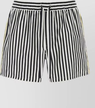Dolce & Gabbana poplin bermuda shorts striped sides pocket