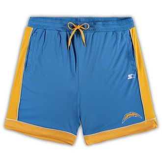Starter Mens Starter Powder Blue/Gold Los Angeles Chargers Fan Favorite Fashion Shorts at Nordstrom, Size Xx-Large