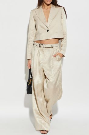 AllSaints Helena Trousers, Womens, Cream