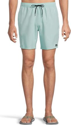 O'Neill Lennox Hermosa Solid Volley 17 Boardshorts Mens Swimwear Pastel Turquoise : 2XL (42-44 Waist), Elastane/Polyester