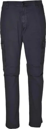 Modfitters Straight-Leg Grey Trousers with Cargo Pockets and Structured Silhouette