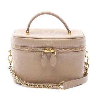 Louis Vuitton Pre-owned Vanity PM Monogram Empreinte handtas - Dames - Pre-owned - Beige - Maat: ONE Size Leer