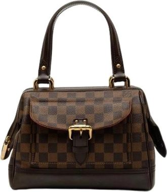 Louis Vuitton Pre-owned Knightsbridge Handbag - Dames - Vintage Handtas - Bruin - ONE Size - Leer - Vintage