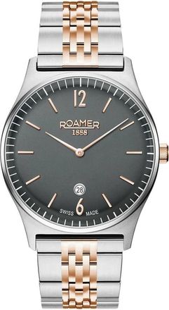 Roamer Elements Horloge - Heren - Accessoires - Grijs - Maat: ONE Size