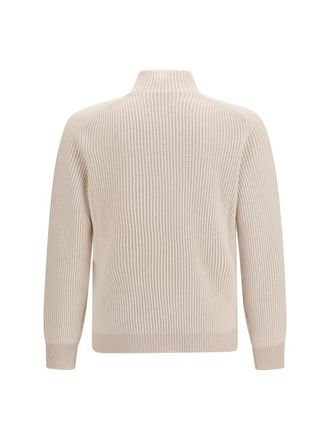 Brunello Cucinelli Mens Cashmere Turtleneck Sweater Panama+sabbia Kashmir-Capra Hircus Kashmir/capra