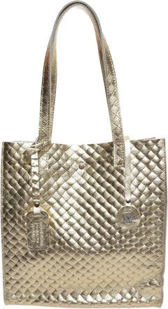 Anna Luchini Goud Rundleer Tas