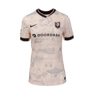 Nike Giselle Thompson Angel City FC 2025 Stadium Away Nike Womens Dri-FIT NWSL Replica Jersey in Pink | P35560ANGT-LSA