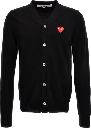 Comme Des Garçons Heart Cardigan