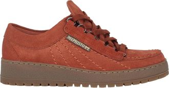 Mephisto Rode veterschoen voor heren - Heren - Sneakers - Rood - 46 EU - Su&egrave;de - Schoenen