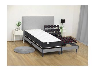 Vente-Unique Materasso relax 70 x 190 cm molle insacchettate e memory foam sp. 24 cm - PAROX II di YSMÉE