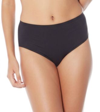 Rhonda Shear Ahh High Cut Brief Panty In Black