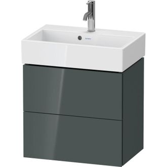 Duravit L-cube Mueble De Ba&ntilde;o De Pared Compact, 2 Cajones, Ancho: - Duravit