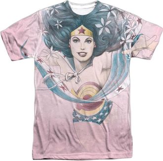 Gildan Justice League of America Sketched Short Sleeve Adult Poly Crew Tee / T-Shirt