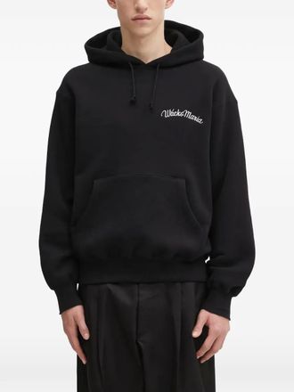 Wacko Maria drawstring hoodie - Black