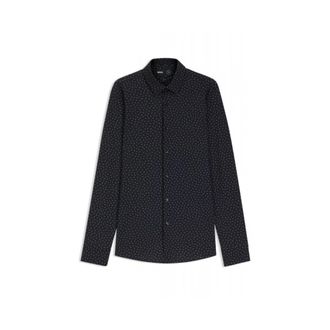 HUGO BOSS Heren, Overhemden, Zwart, Maat: 4XL