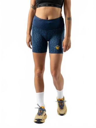 Rabbit Womens Leggy Smashems 5 Shorts In Dark Blue Mountain