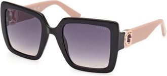 Guess Sunglasses, female, Black, 52 MM, Square Sunglasses