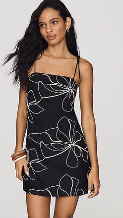 Moon River Square-Neck Shift Dress