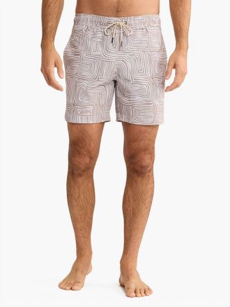 Fair Harbor Bayberry Trunk Shorts In Wavy Sands