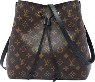 Louis Vuitton Pre-owned Neonoe Bucket Bag - Dames - Vintage Tas - Bruin - ONE Size - Leer - Vintage