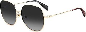 Kate Spade New York Charli/F/S Asian Fit 807/9O Womens Sunglasses Black Size 59