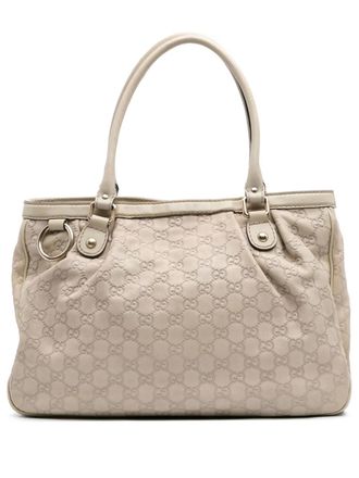 Gucci 2016-2025 Guccissima Sukey tote bag - Brown