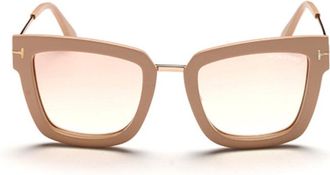 Tom Ford FT057374F Square Full Rim Sunglasses - Brown