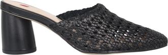 H&ouml;gl Zwarte sandalen met hak voor vrouwen - Dames - Muiltjes - Zwart - 36 EU - Leer - Schoenen