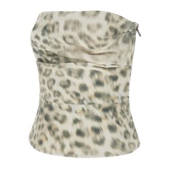Rotate Rotate Birger Christensen, Dames, Tops, Veelkleurig, Maat: XS Denim